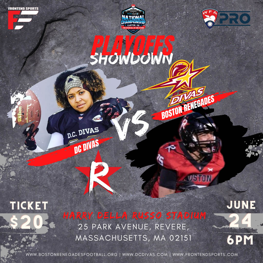 DC Divas Vs Boston Renegades 6pm June 24th Frontend Sports